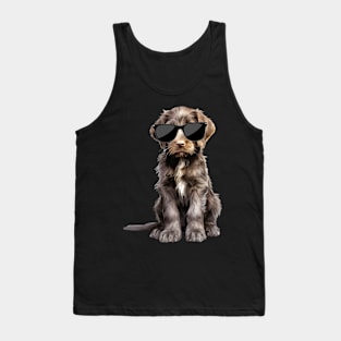 German Shorthaired Pointer Puppy Wearing Sunglasses Tank Top